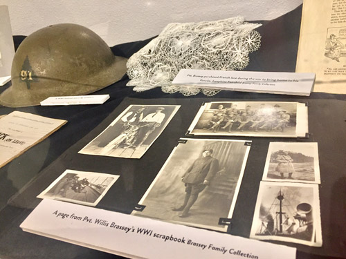 Artifacts in the Forestry Soldiers Exhibit