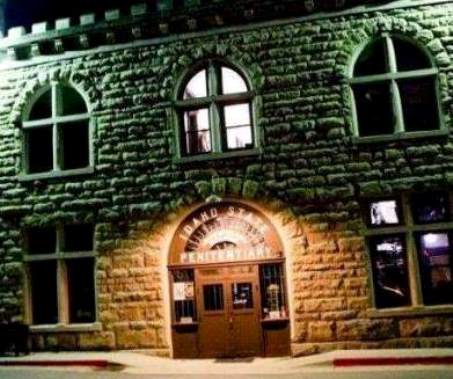 Old Penitentiary Entrance at Night