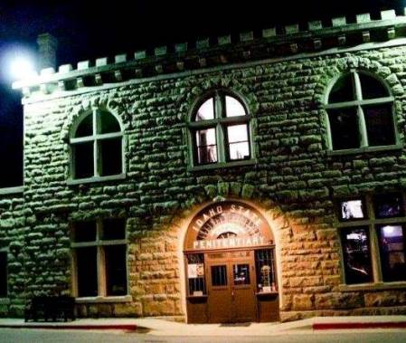 Old Penitentiary Entrance at Night
