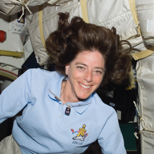 Barbara Morgan in the International Space Station