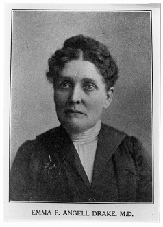 Idaho Representative Emma F. Angell Drake, M.D. (1849-1934), Photo P1990-12-1
