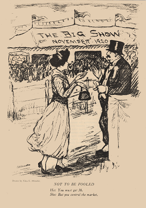 Suffrage Cartoon Poster