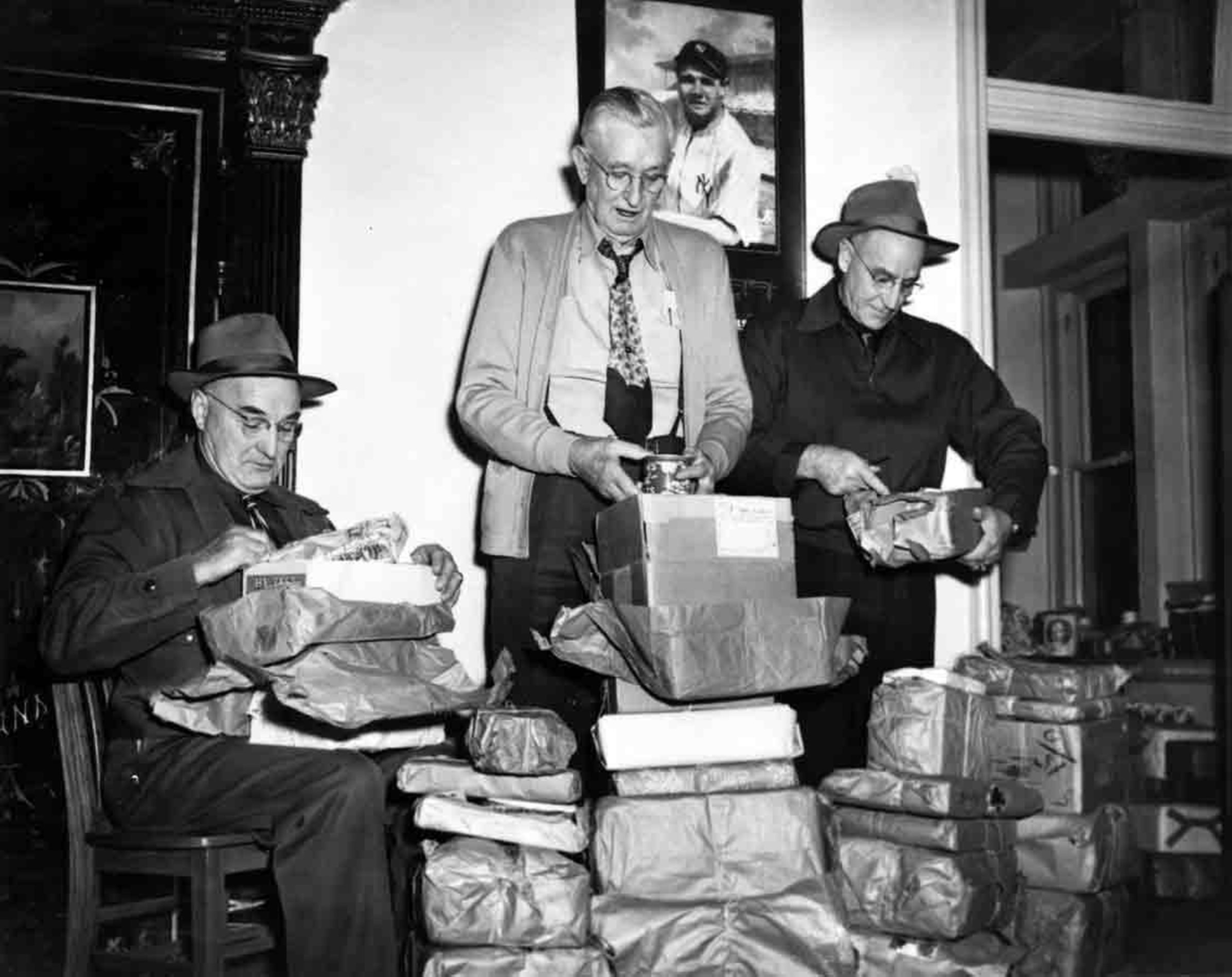 Prison Guards Inspect Packages