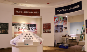 Trail Blazing Women of Idaho Exhibit at the Idaho State Museum, Voice of Change Interactive Exhibit