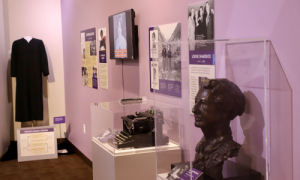 Trail Blazing Women of Idaho Exhibit at the Idaho State Museum, Bronze Head Statue