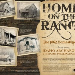 Idaho Archaeology and Historic Preservation Month May 2012, Theme: Home on The Range, The Homestead Act