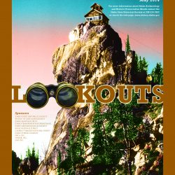 Idaho Archaeology and Historic Preservation Month May 2014 Cover, Theme: Lookouts (Fire Watch)
